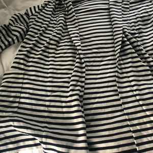 Lou and Grey shawl collar navy/cream jacket M